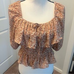 Chelsea and Violet baby doll blouse. Size s NWT